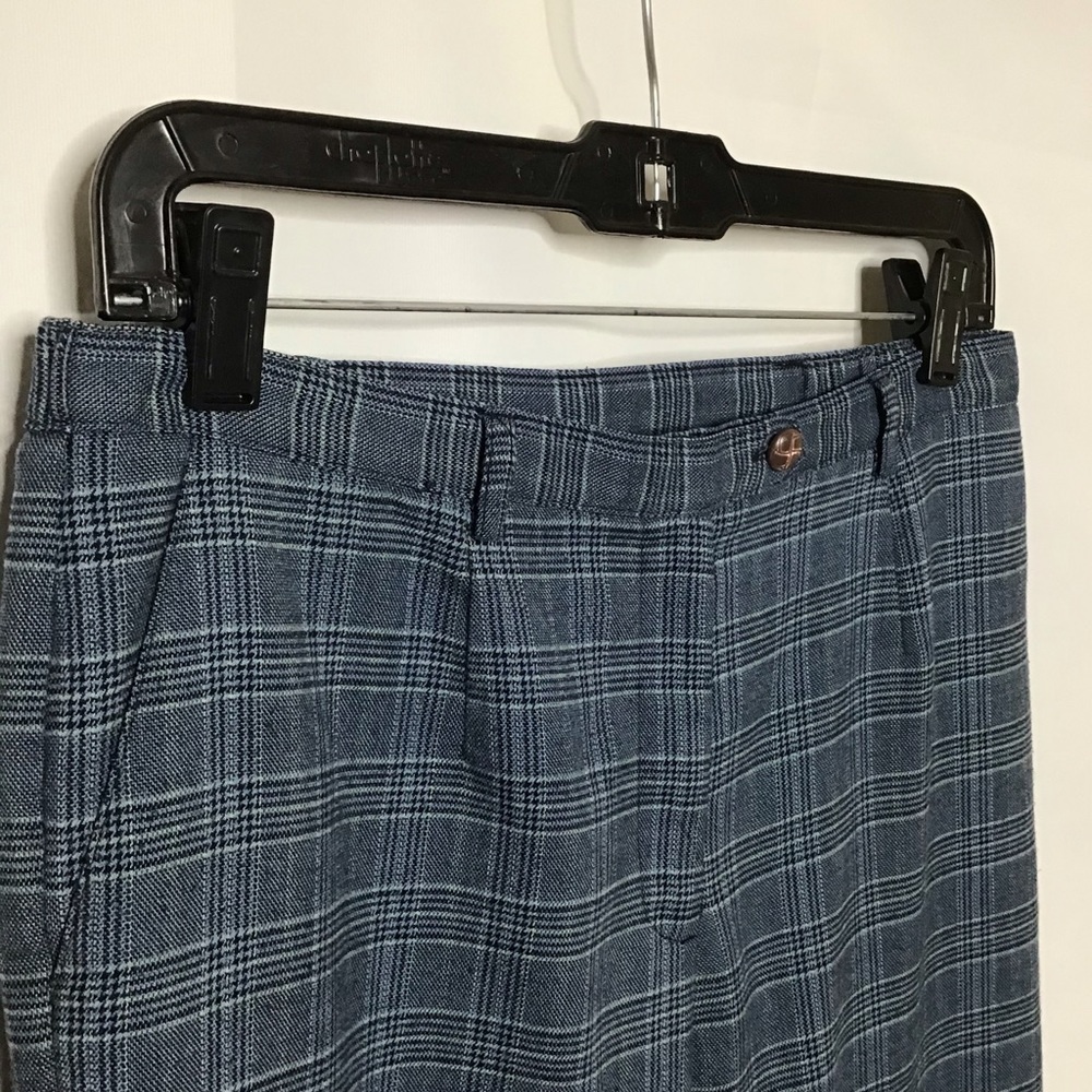 BEAUTIFUL Blue plaid pants